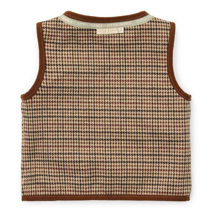 Reversible vest Sand - Little Dutch