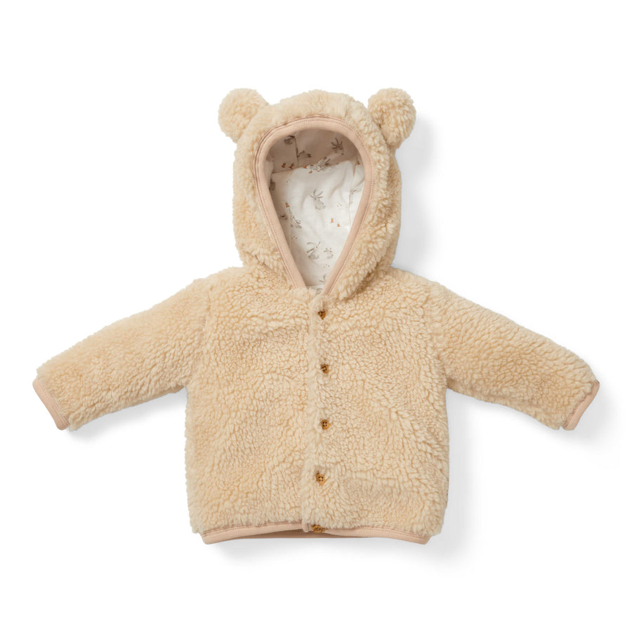 Teddy veste Sand - Little Dutch