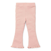 Soft Rose Flared Trousers - Little Dutch