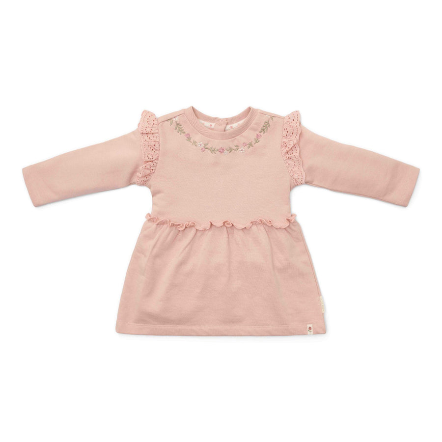 Robe manches longues Soft Rose - Little Dutch