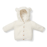 Baby Bunny Teddy Jacket Off-White - Little Dutch