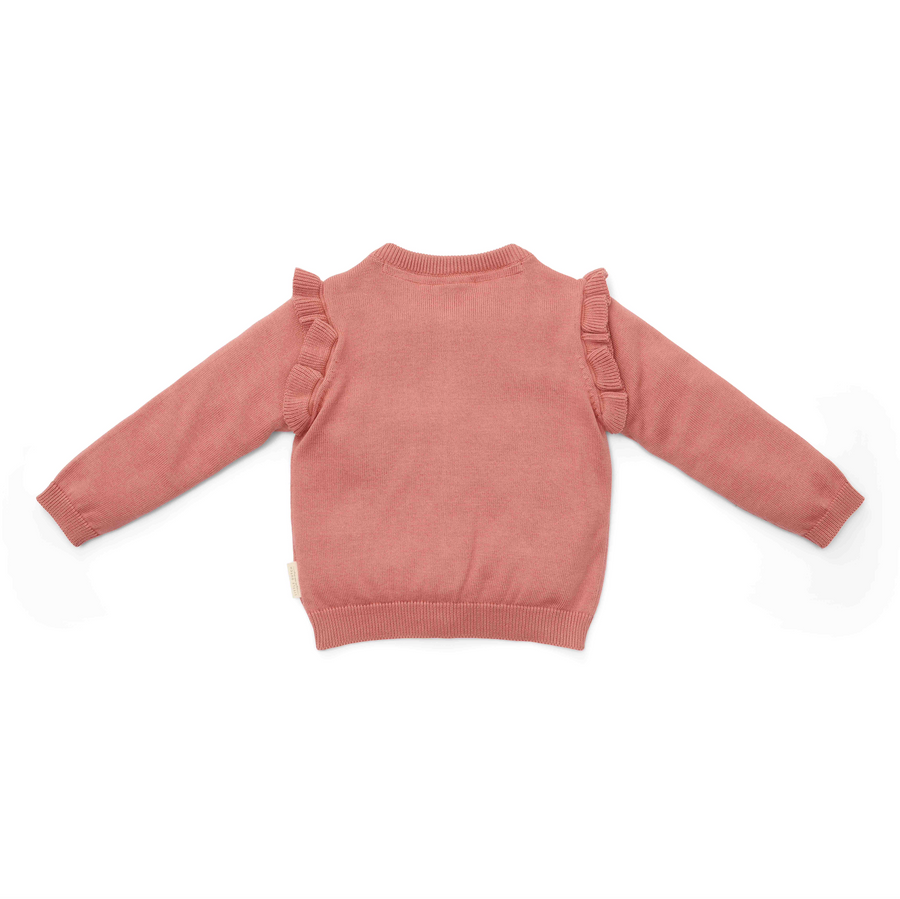 Cardigan en tricot Warm Rose - Little Dutch