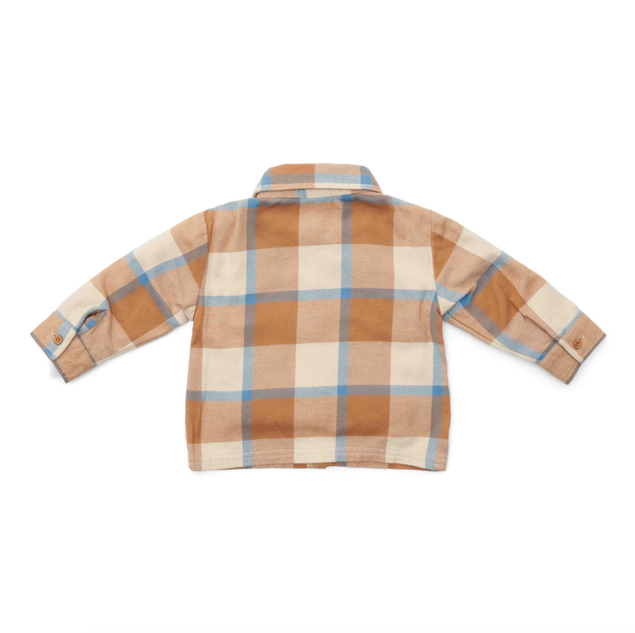 Chemise Ice Blue check - Little Dutch