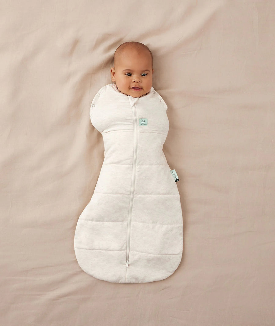 Cocoon Gigoteuse d'emmaillotage Tog 2.5 Oatmeal Marle (0-3 mois) - Ergopouch