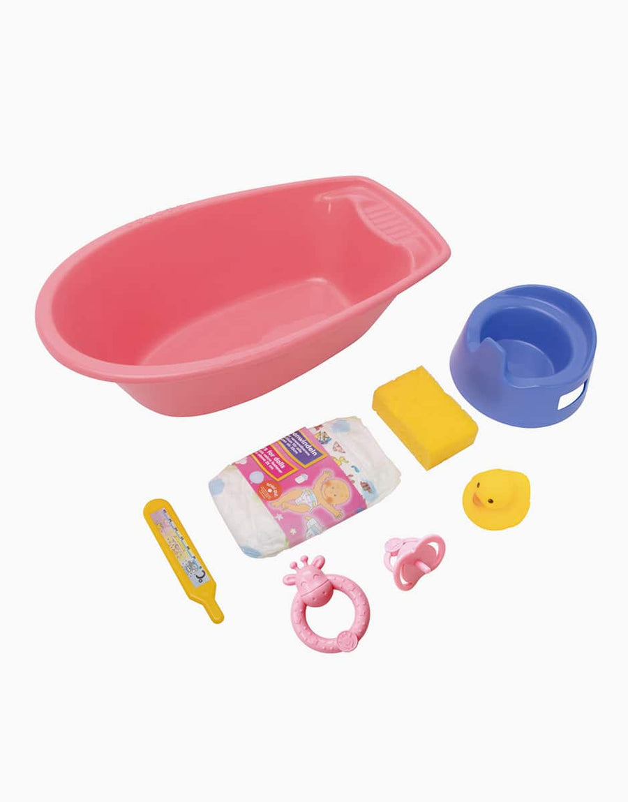 Bath set with accessories for doll - Minikane