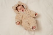 Teddy baby jumpsuit Bunny Zand - Little Dutch