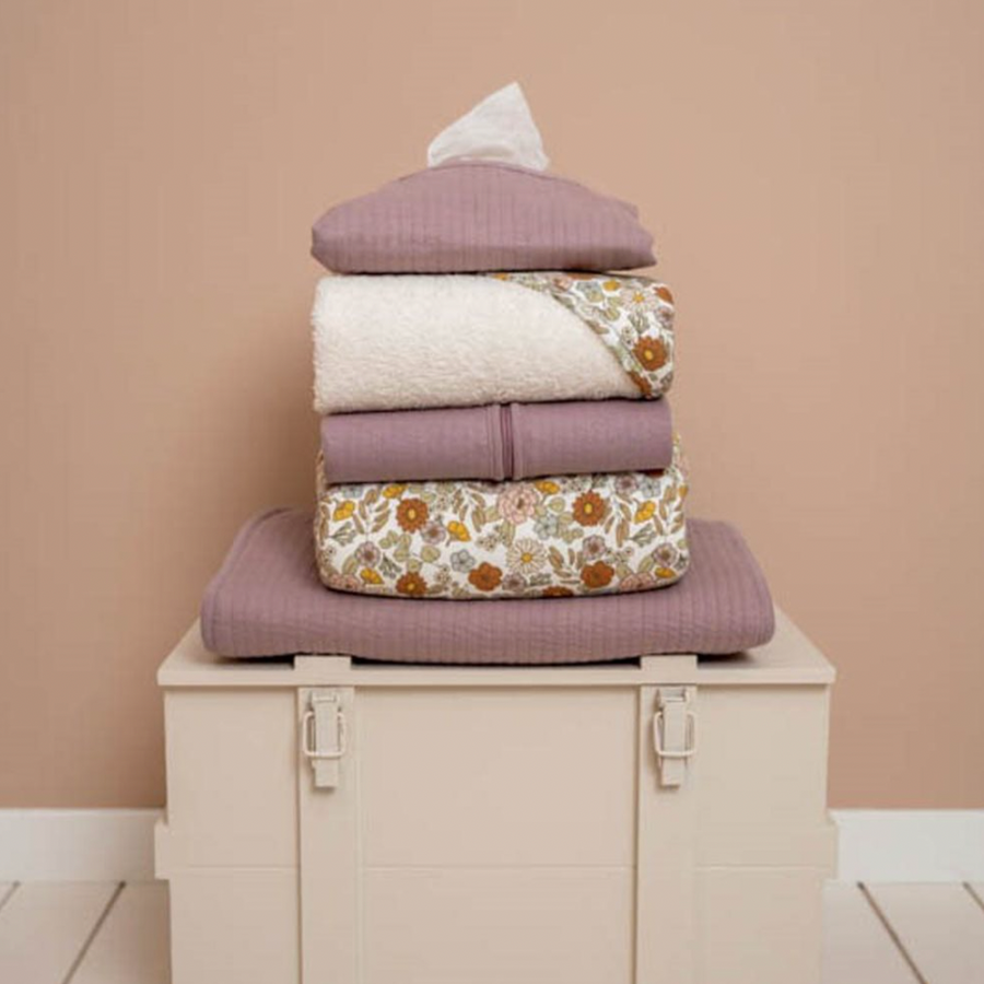 Summer blanket for cradle Pure Mauve - Little dutch