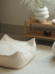 Pouf carré Cream white - Wigiwama