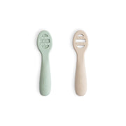 Fork &amp; Spoon Set / Sage - Mushie 