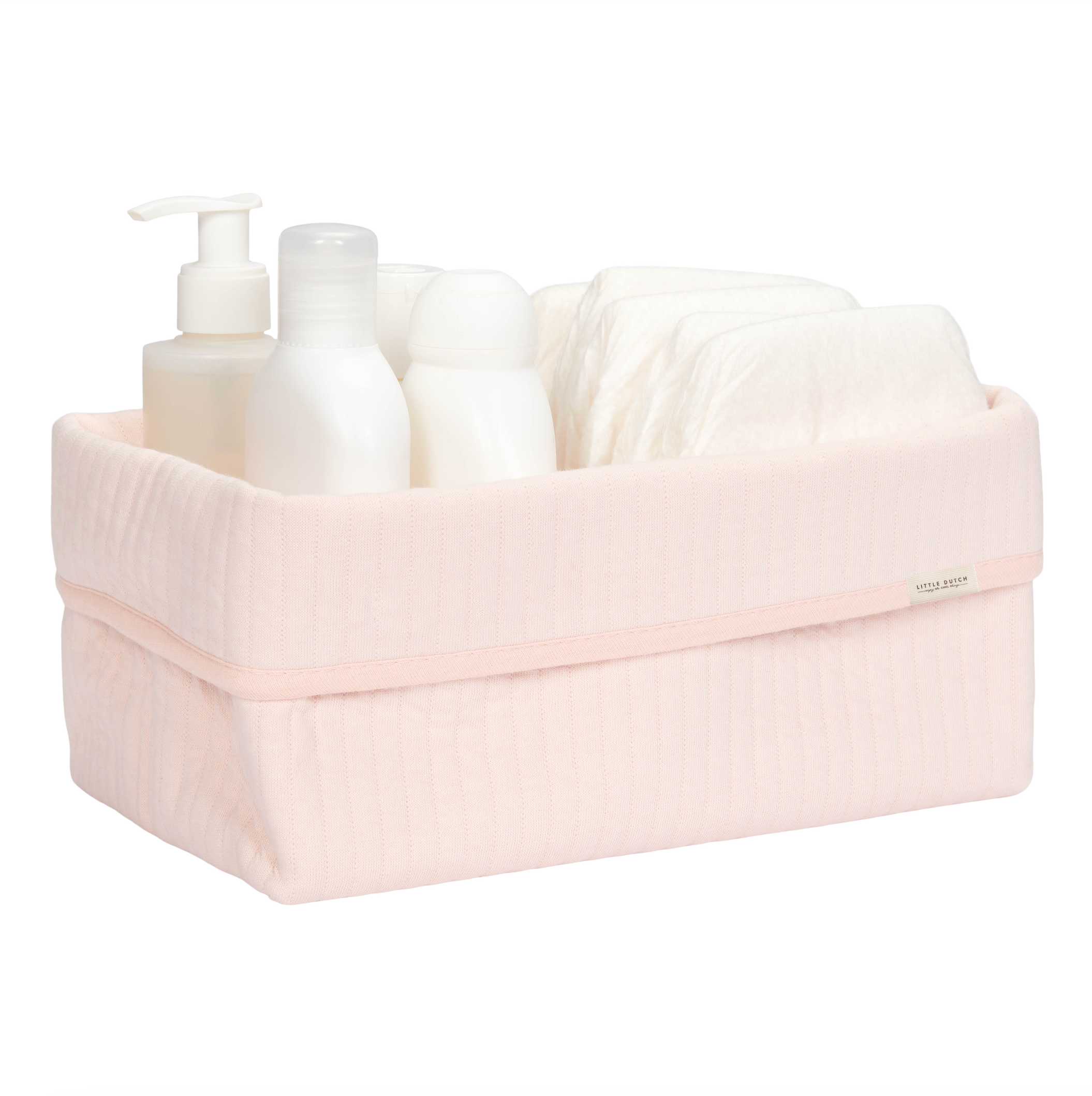 Large Pure Soft Pink storage basket - Little dutch