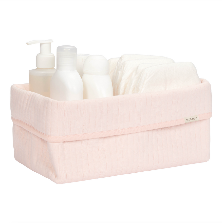 Large Pure Soft Pink storage basket - Little dutch