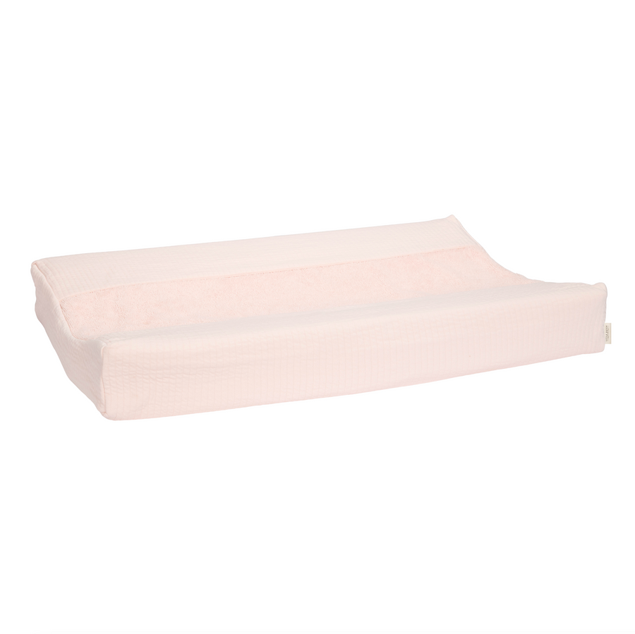 Pure Soft Pink changing mat cover - Little dutch
