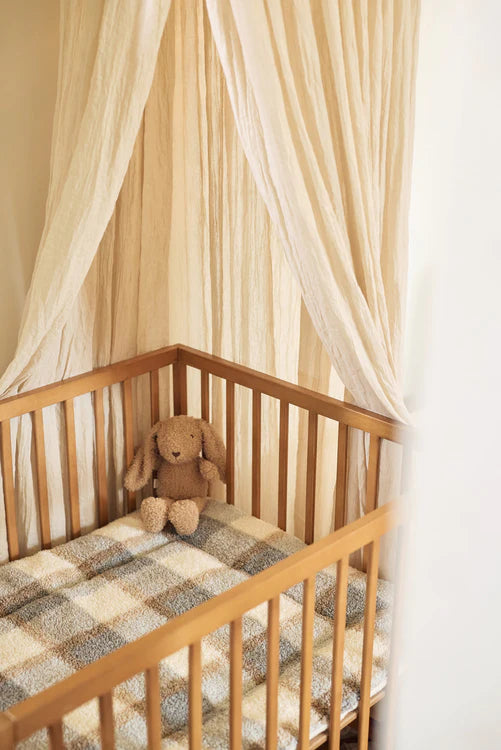 Teddy playpen mat 75x95cm Natural - Jollein