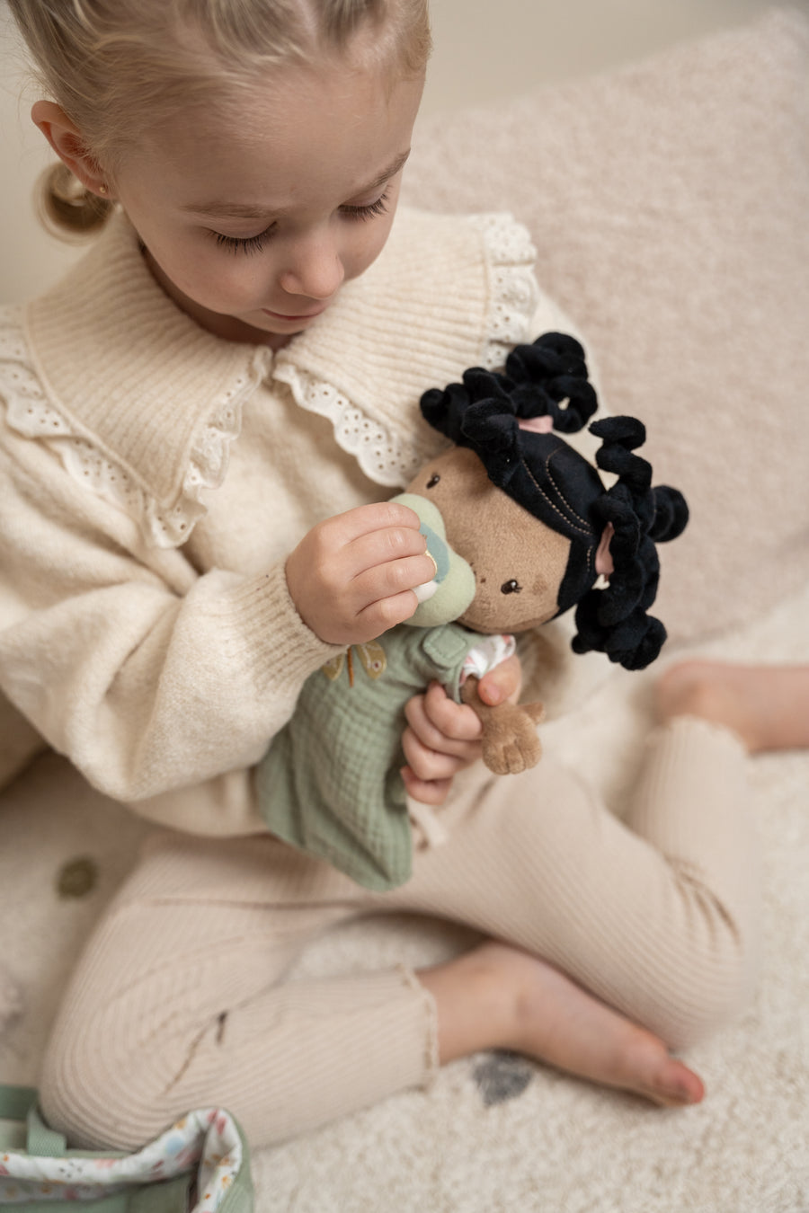 Evi Flowers &amp; Butterflies baby doll - Little Dutch