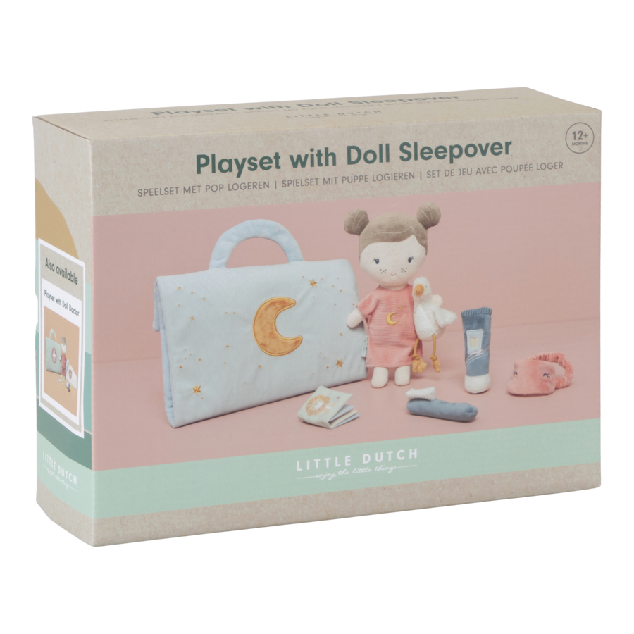 Rosa Sleepover Doll Set - Little Dutch