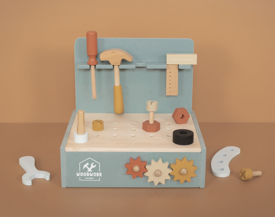 Mini wooden workbench - Little Dutch 