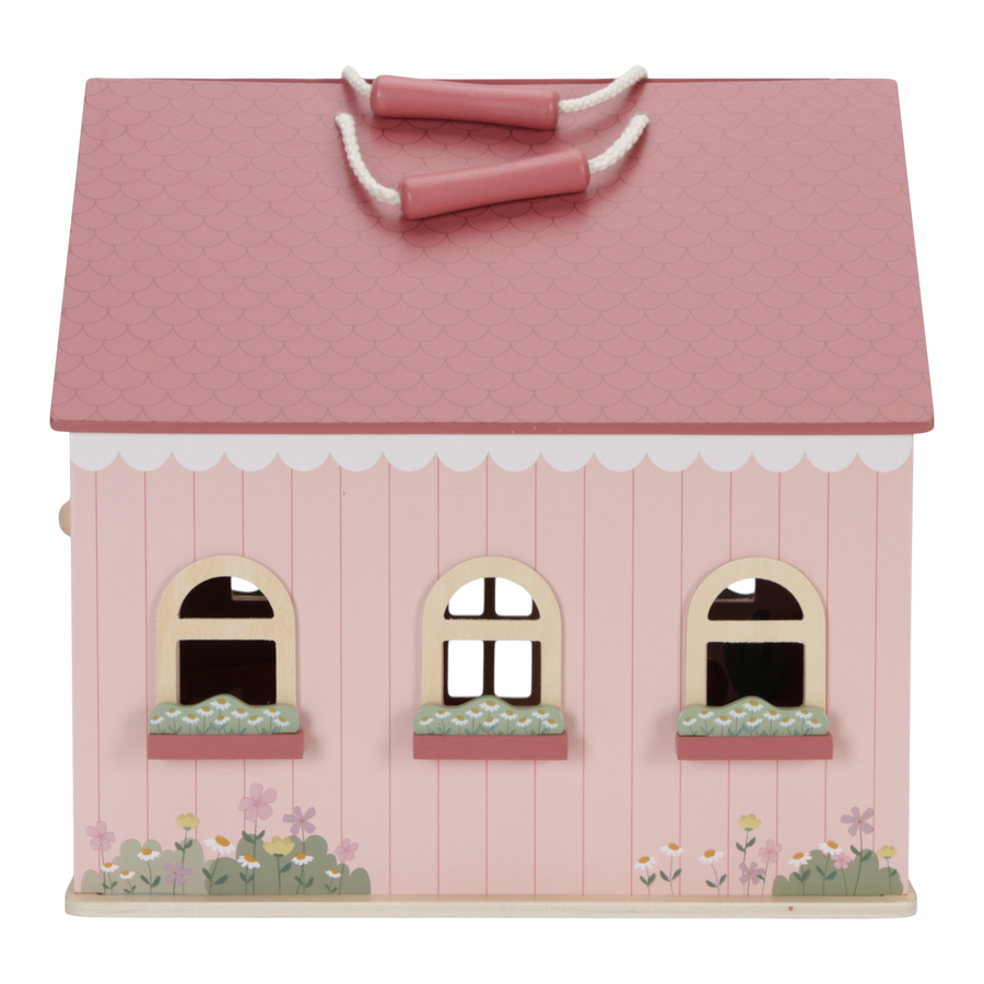 Maison de poupée en bois portable - Little Dutch