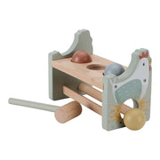 Hammering bench with rolling balls Little Farm - Little Dutch 