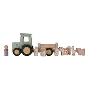 Tractor with trailer Little Farm - Little Dutch 