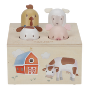 Hamerbankje met rollende balletjes Little Farm - Little Dutch 