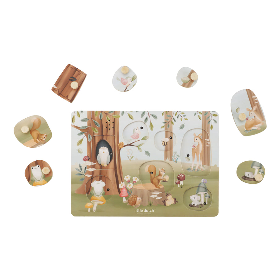 Little Farm wooden sound puzzle - Little Dutch