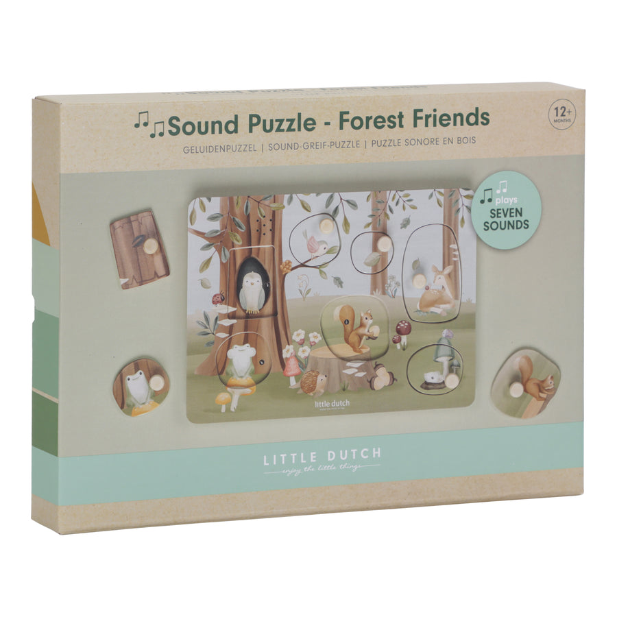 Little Farm wooden sound puzzle - Little Dutch