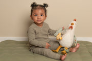 Chicken activity soft toy 25cm Little Farm - Little Dutch