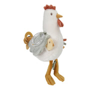 Peluche d'activités poulet 25cm Little Farm - Little Dutch
