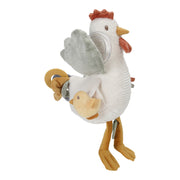 Peluche d'activités poulet 25cm Little Farm - Little Dutch