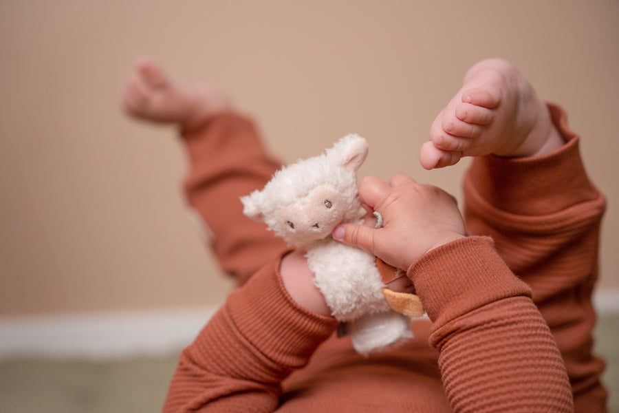 Little Farm sheep rattle bracelet - Little Dutch