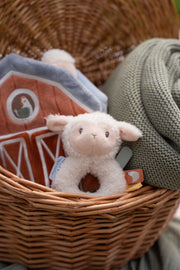 Hochet anneau souple mouton Little Farm - Little Dutch