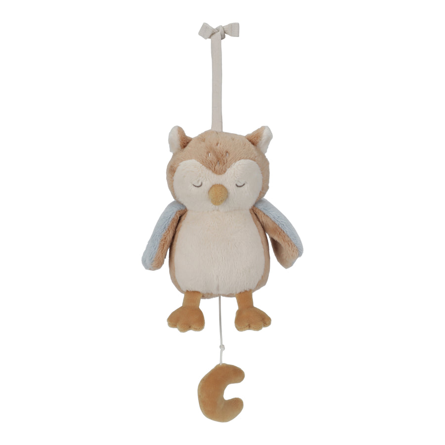 Peluche musicale Hibou Forest Friends - Little Dutch