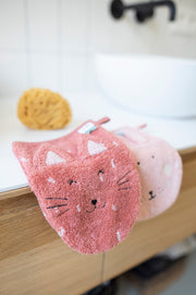 Washcloth 2-pack | Mrs. Cat - Mrs. Rabbit - Trixie