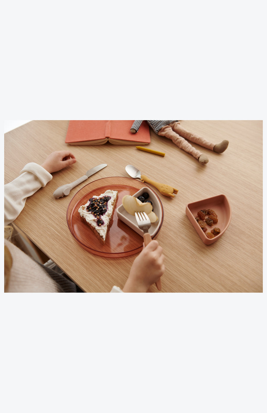 Tove cutlery set | Golden Caramel Mix - Liewood