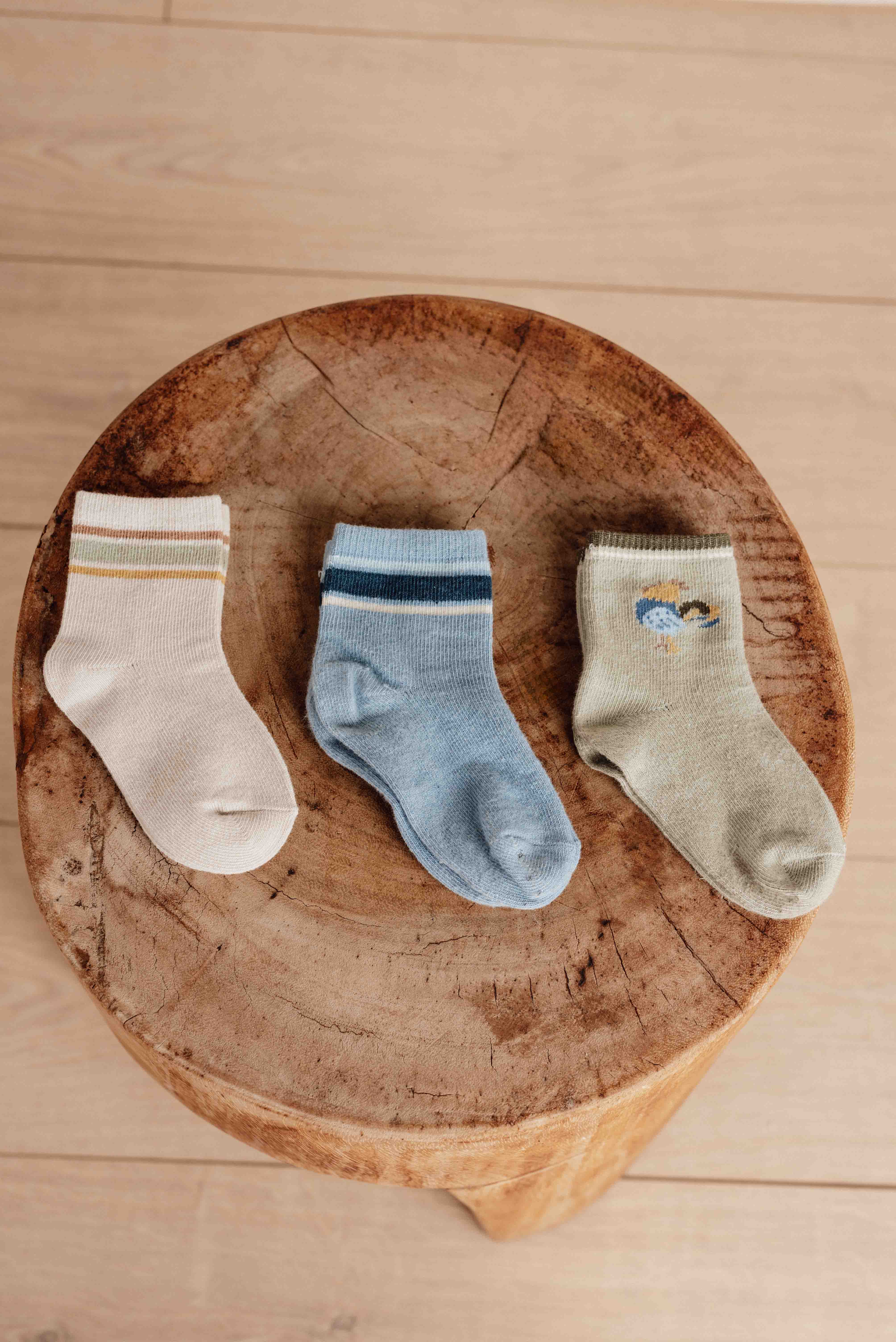 Pack of 3 pairs of Multi boys socks - Little Dutch