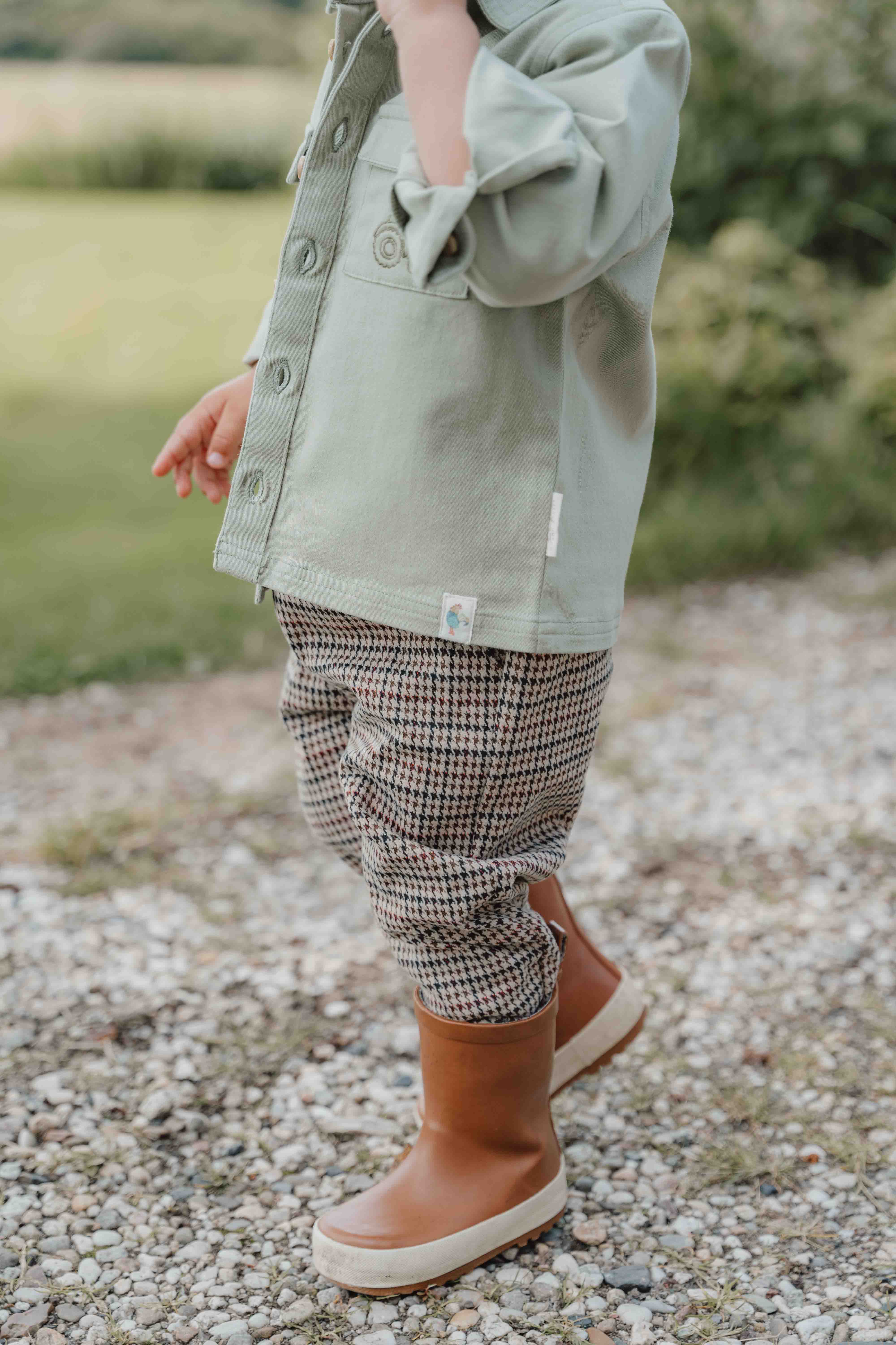 Pantalon Green check - Little Dutch