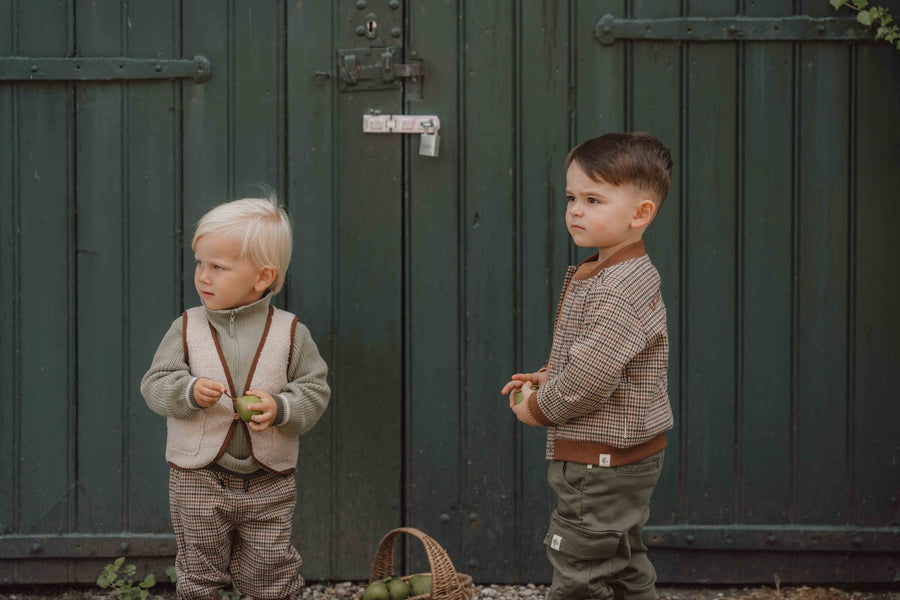 Dark Green Trousers - Little Dutch