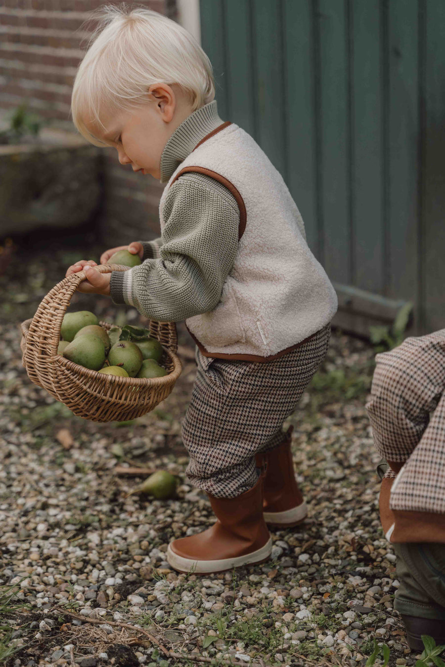 Reversible vest Sand - Little Dutch