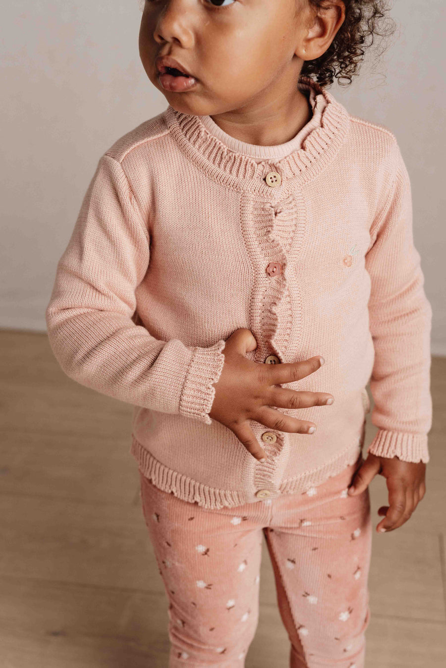 Cardigan en tricot Soft Rose - Little Dutch