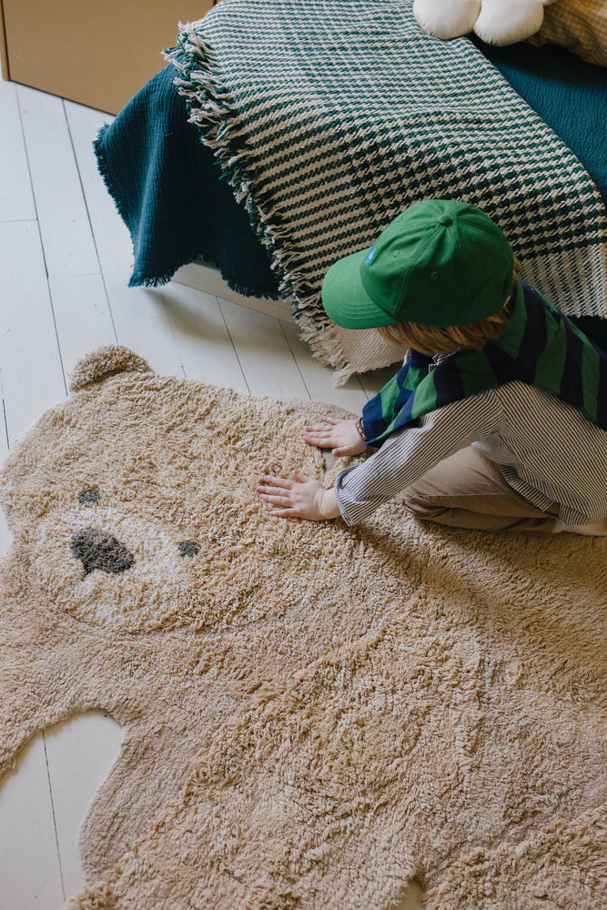 Tapis lavable en coton Animal Bear - Lorena Canals