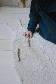 Tapis lavable en coton Animal Snail - Lorena Canals