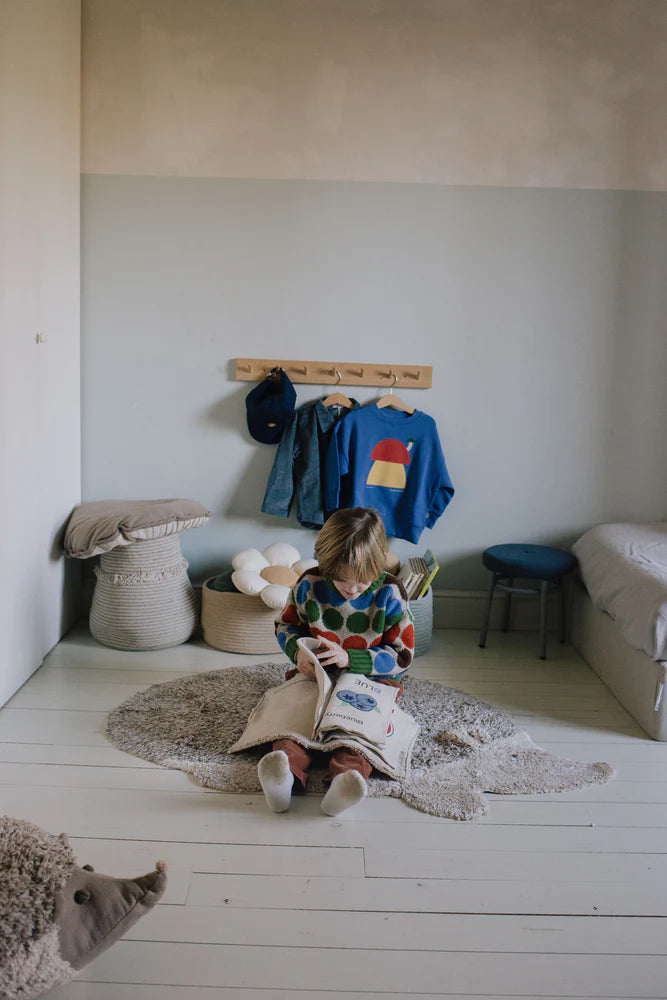 Tapis lavable en coton Animal Hedgehog - Lorena Canals