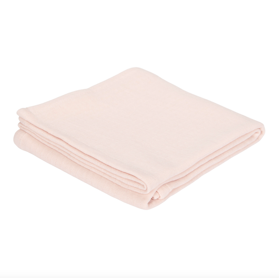 Maxi Tetra en coton 120x120cm Pure soft pink - Little dutch