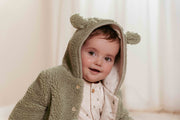 Teddy veste Soft Green - Little Dutch