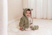 Teddy veste Soft Green - Little Dutch