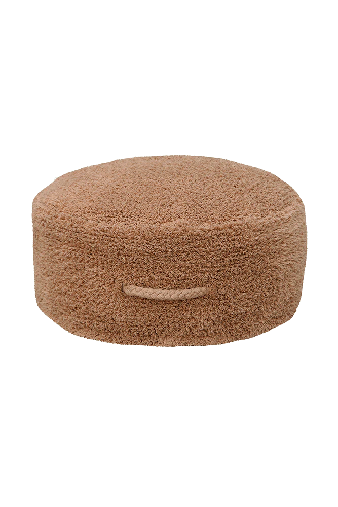 Chestnut washable Chill pouf - Lorena Canals