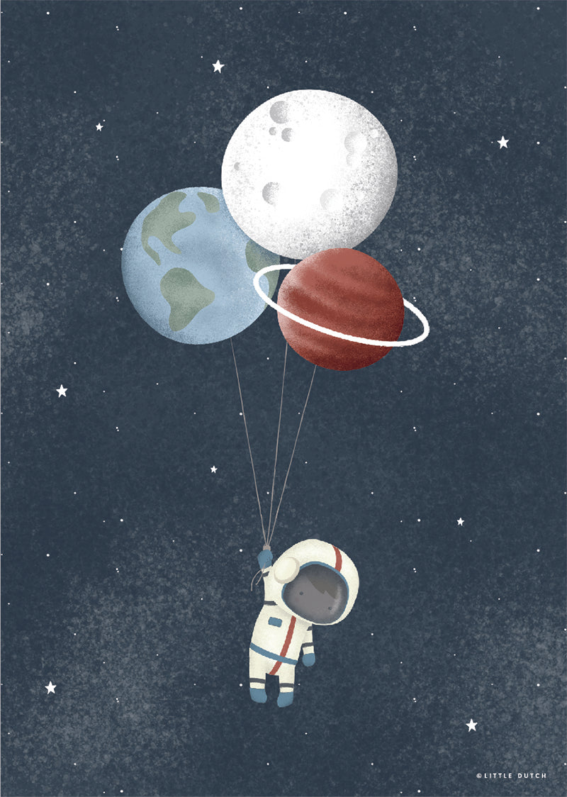 Poster Space A3 - Little dutch