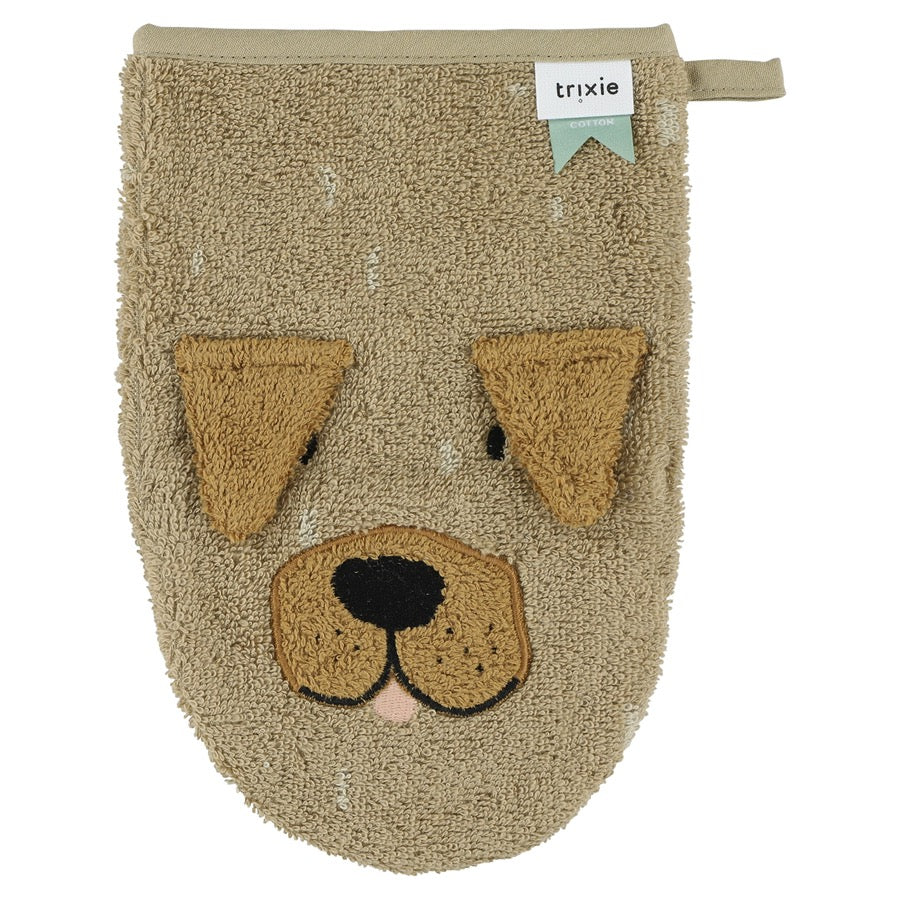 Gant de toilette 2-pack | Mr. Dino - Mr. Dog - Trixie