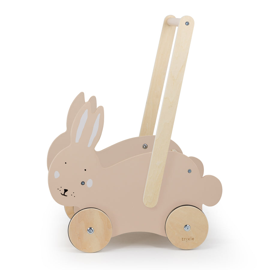 Chariot à pousser en bois Mrs. Rabbit - Trixie