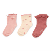 Pack of 3 pairs of Multi girl socks - Little Dutch